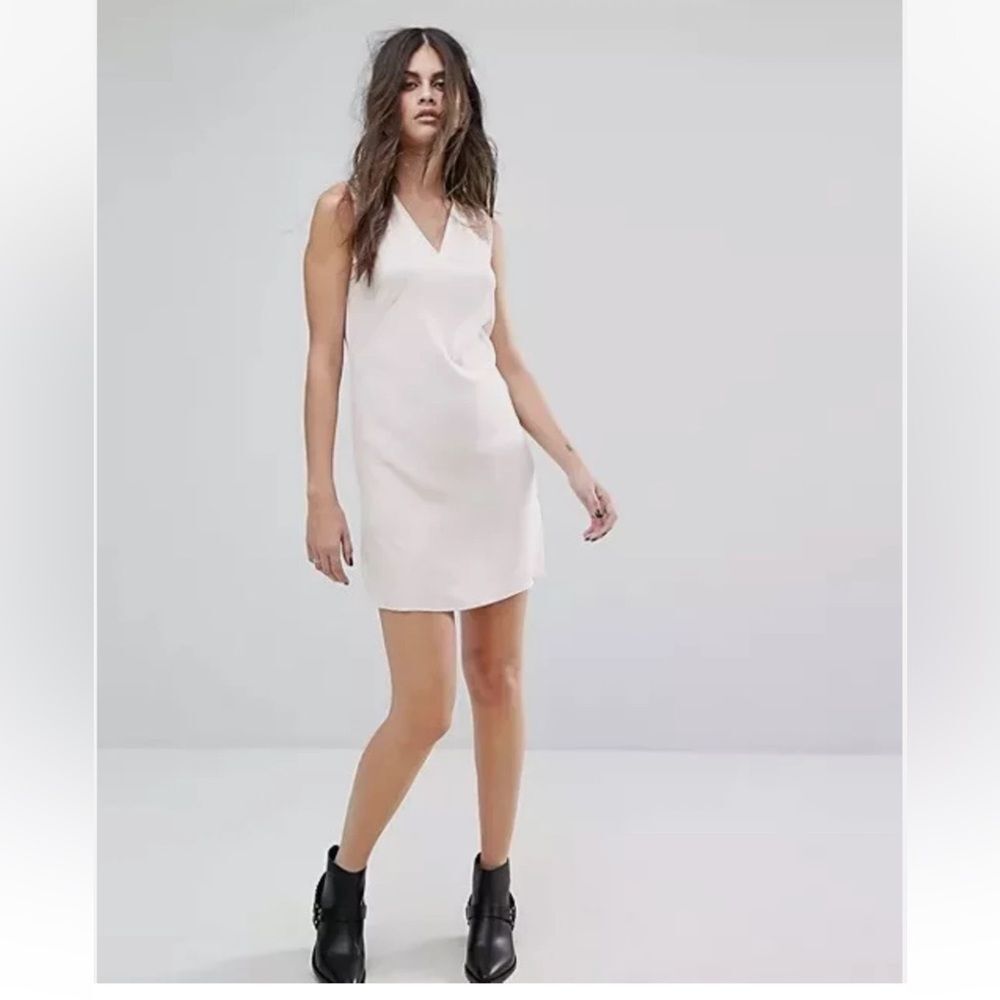 All Saints Cream Mini Dress